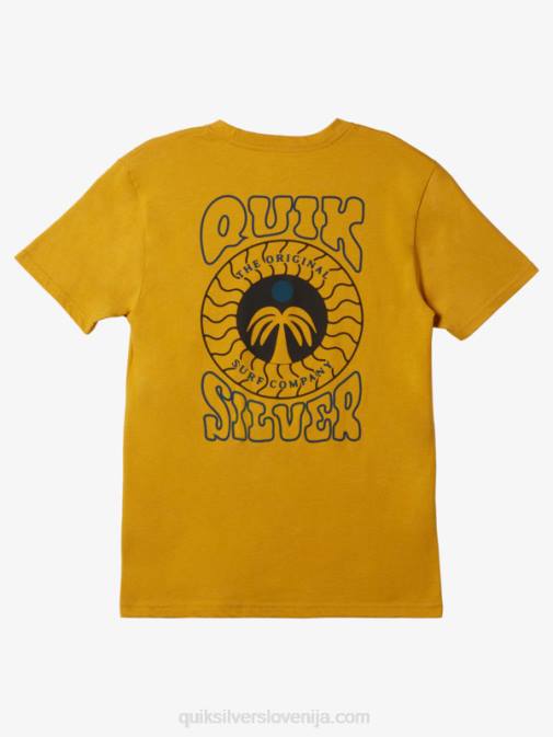Quiksilver PJ4H410 moški kepica zlata vresa majica s štampiljko