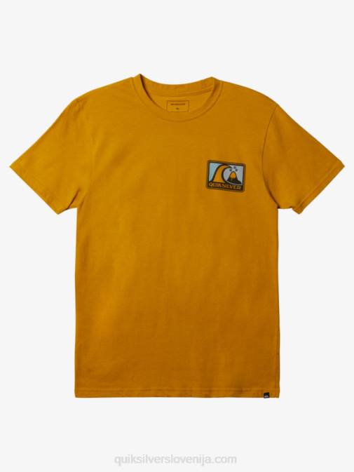 Quiksilver PJ4H428 moški kepica zlata vresa mellow bubble mod majica s kratkimi rokavi