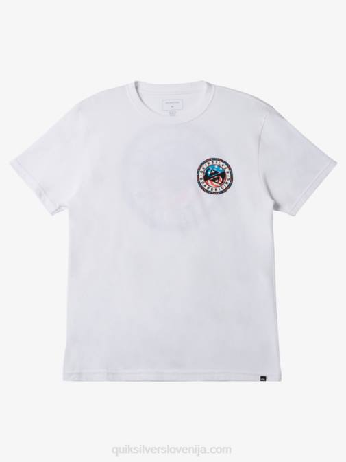 Quiksilver PJ4H469 moški bela poletna zabavna majica