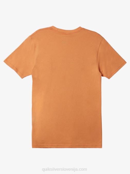Quiksilver PJ4H507 moški bakreno porjavelost dežna majica s kratkimi rokavi
