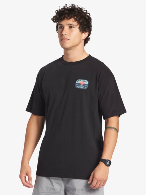 Quiksilver PJ4H553 moški Črna majica z lava svetilko waterman