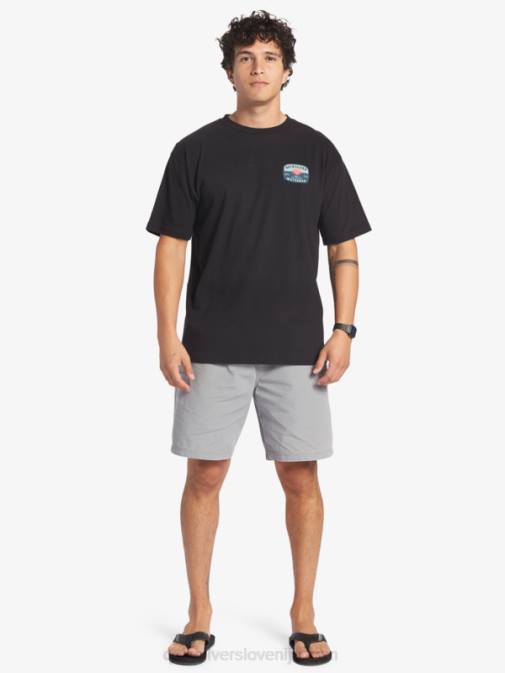Quiksilver PJ4H553 moški Črna majica z lava svetilko waterman