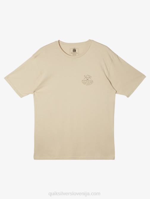 Quiksilver PJ4H57 moški rjavi riž majica waterman outdoor livin
