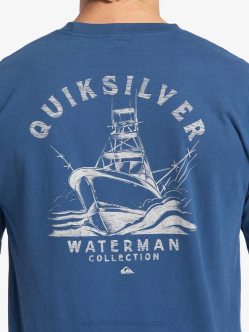 Quiksilver PJ4H61 moški praporščak modra majica waterman going out
