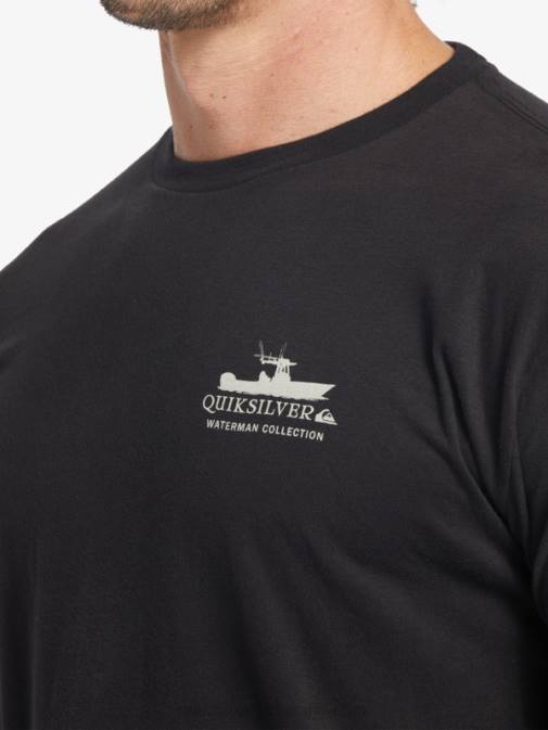 Quiksilver PJ4H62 moški Črna majica z dolgimi rokavi waterman power trip