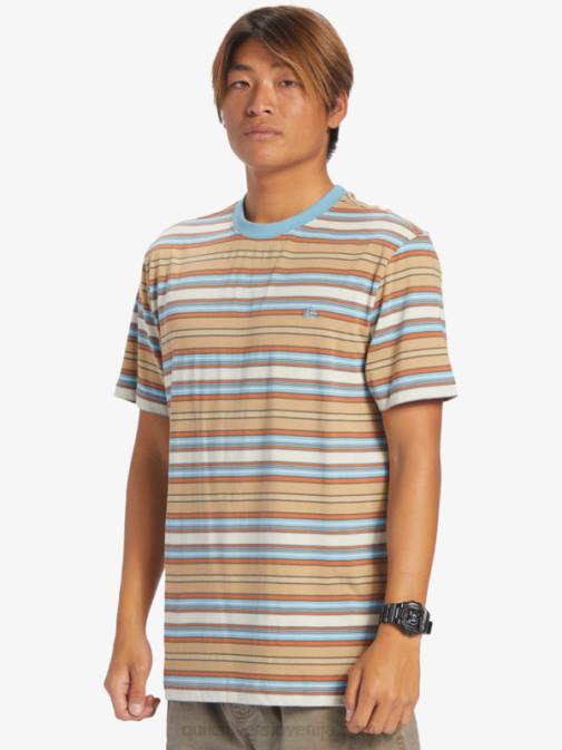 Quiksilver PJ4H631 moški geller taos stripe majica z geller črtami