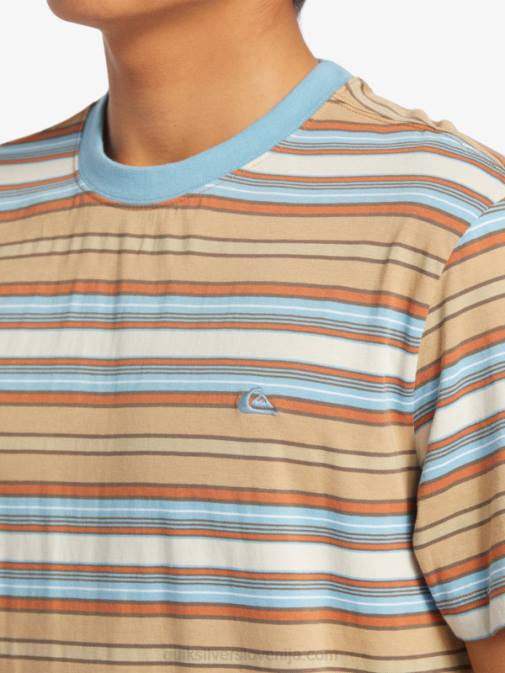Quiksilver PJ4H631 moški geller taos stripe majica z geller črtami