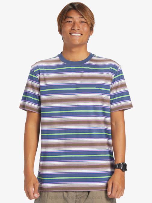 Quiksilver PJ4H632 moški geller beringov trak majica z geller črtami