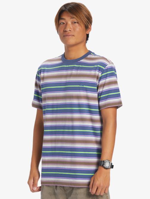 Quiksilver PJ4H632 moški geller beringov trak majica z geller črtami