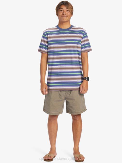 Quiksilver PJ4H632 moški geller beringov trak majica z geller črtami