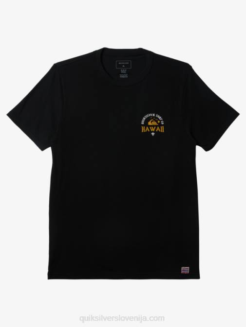 Quiksilver PJ4H672 moški Črna majica hawaii rooster royal
