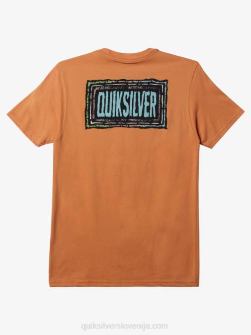Quiksilver PJ4H718 moški bakreno porjavelost odmevala beat majica