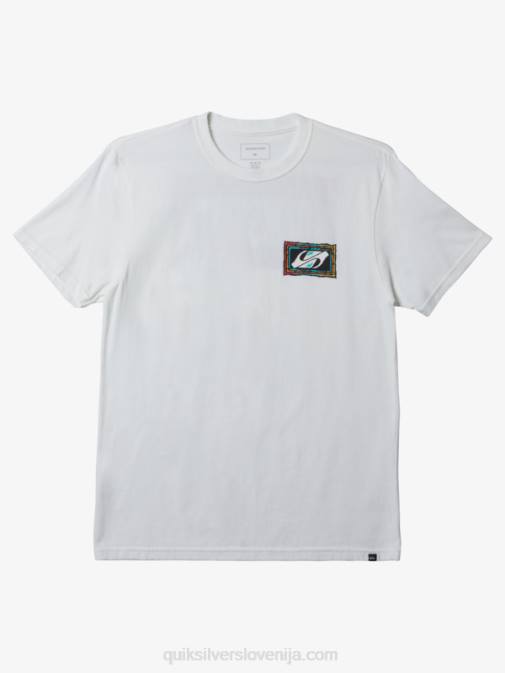 Quiksilver PJ4H719 moški bela odmevala beat majica