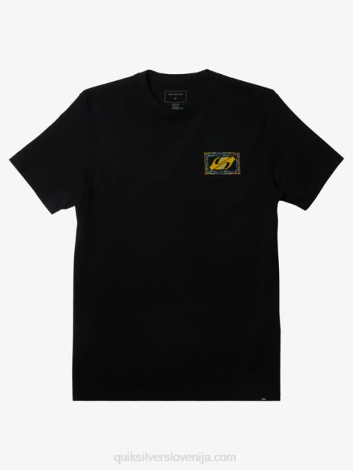 Quiksilver PJ4H720 moški Črna odmevala beat majica