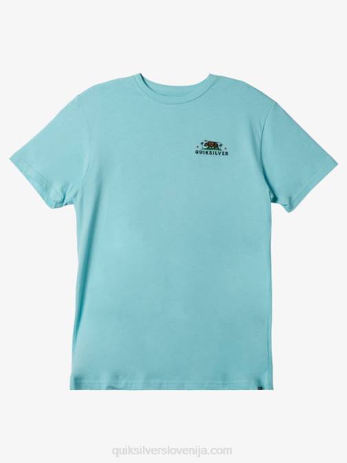 Quiksilver PJ4H724 moški angelsko modra majica kalifornijske lokalne brigade