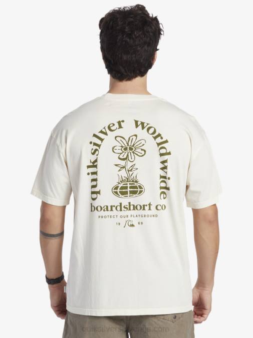 Quiksilver PJ4H741 moški breza majica s kratkimi rokavi clear mind