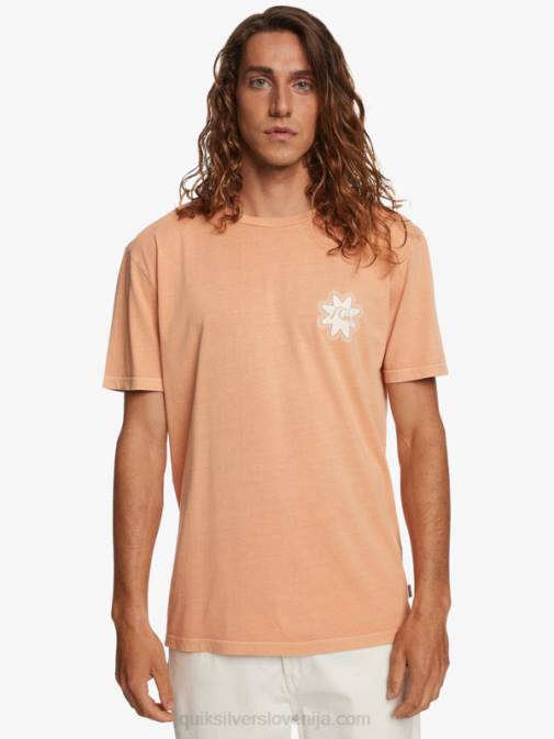Quiksilver PJ4H754 moški bakreno porjavelost psihična majica s kratkimi rokavi