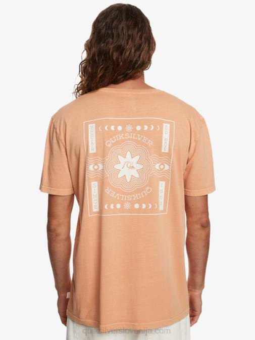 Quiksilver PJ4H754 moški bakreno porjavelost psihična majica s kratkimi rokavi