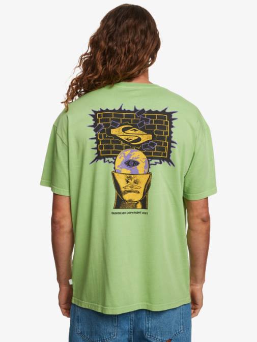 Quiksilver PJ4H758 moški panama power trip majica s kratkimi rokavi