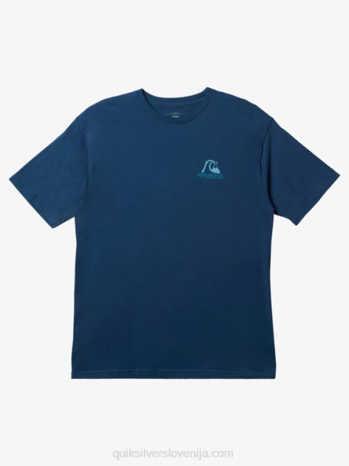 Quiksilver PJ4H947 moški praporščak modra vodnar dobi jiggy majico