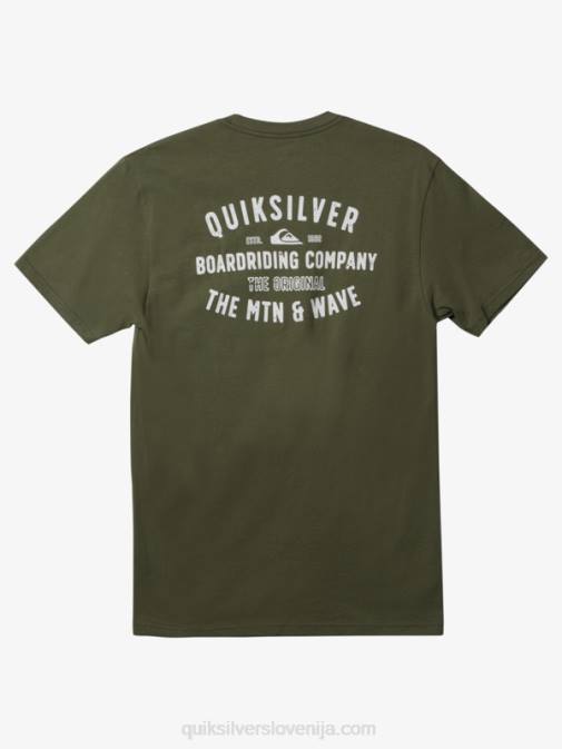 Quiksilver PJ4H959 moški štiriperesna deteljica majica s kratkimi rokavi qs surf lockup