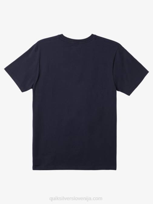 Quiksilver PJ4H981 moški mornarsko modri blazer majica med črtami