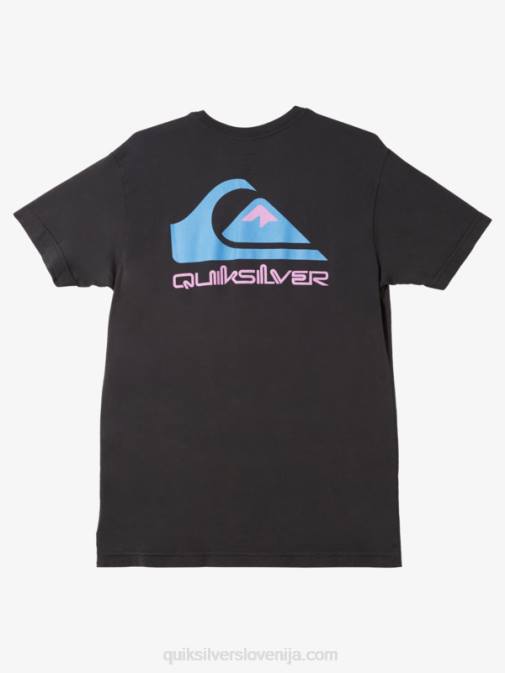 Quiksilver PJ4H984 moški Črna majica z logotipom omni
