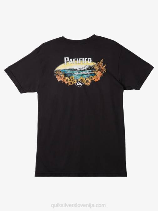 Quiksilver x Pacifico PJ4H10 moški asfalt majica s kratkimi rokavi scenic vibes