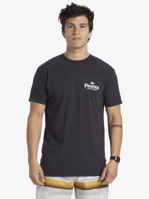 Quiksilver x Pacifico PJ4H10 moški asfalt majica s kratkimi rokavi scenic vibes