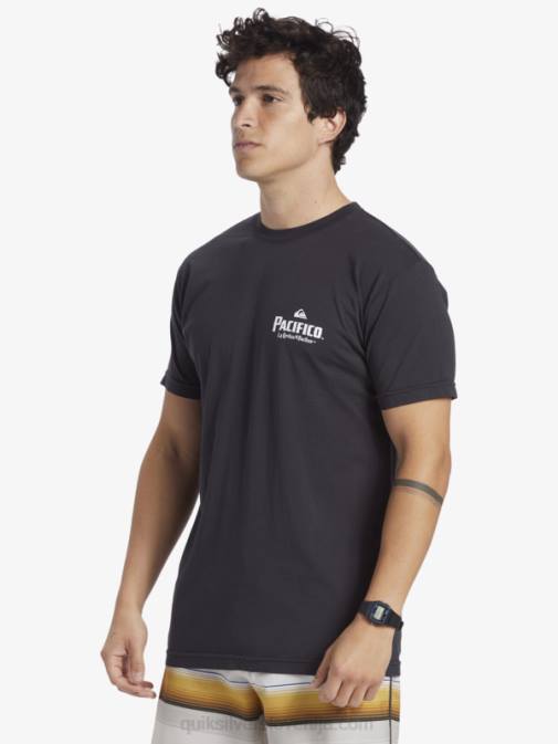 Quiksilver x Pacifico PJ4H10 moški asfalt majica s kratkimi rokavi scenic vibes
