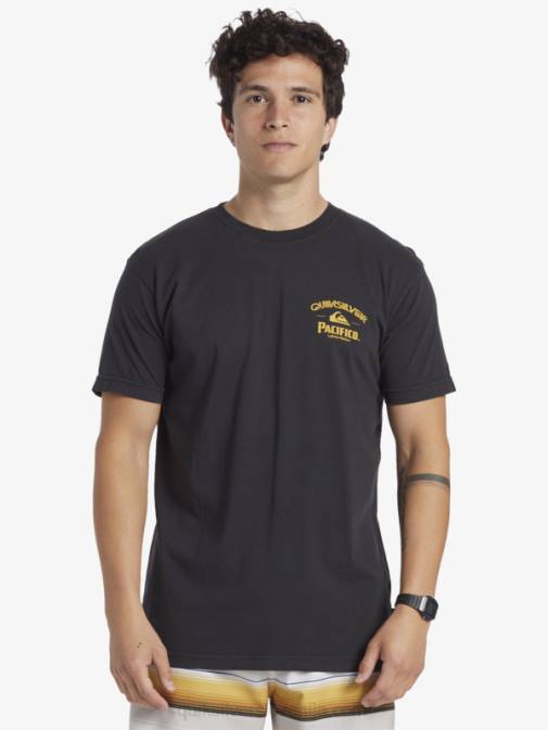 Quiksilver x Pacifico PJ4H8 moški asfalt straight shooter majica s kratkimi rokavi