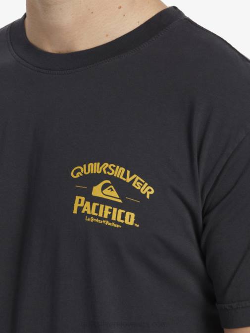 Quiksilver x Pacifico PJ4H8 moški asfalt straight shooter majica s kratkimi rokavi