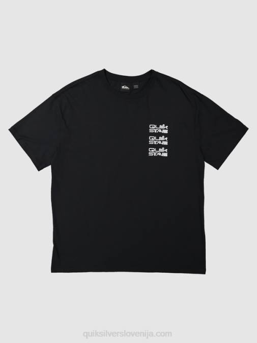 Quiksilver x Stab PJ4H1667 moški Črna majica s kratkimi rokavi