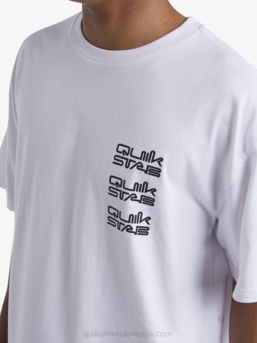Quiksilver x Stab PJ4H1668 moški bela majica s kratkimi rokavi