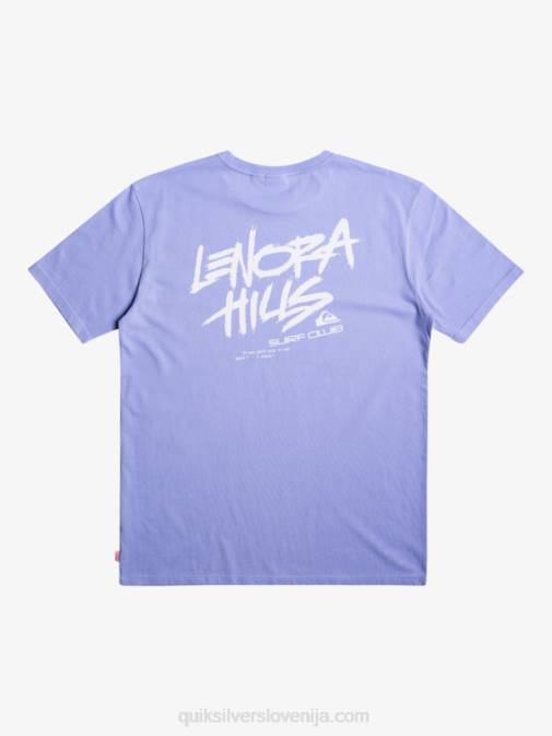 Quiksilver x Stranger PJ4H1838 moški jacaranda stvari majica lenora