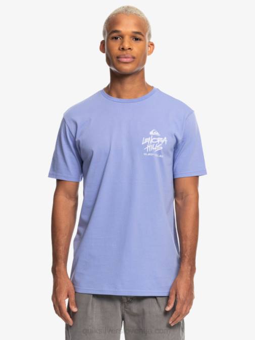 Quiksilver x Stranger PJ4H1838 moški jacaranda stvari majica lenora