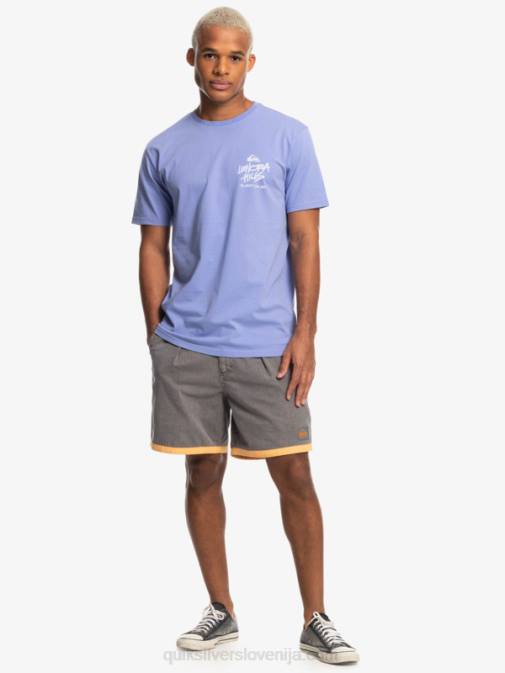 Quiksilver x Stranger PJ4H1838 moški jacaranda stvari majica lenora