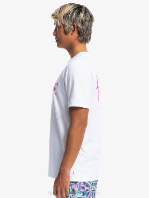 Quiksilver x Stranger PJ4H1839 moški bela stvari majica lenora