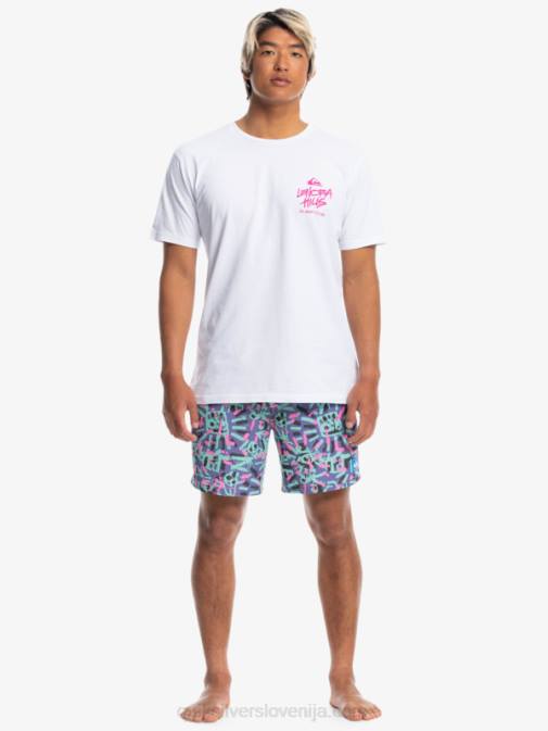 Quiksilver x Stranger PJ4H1839 moški bela stvari majica lenora