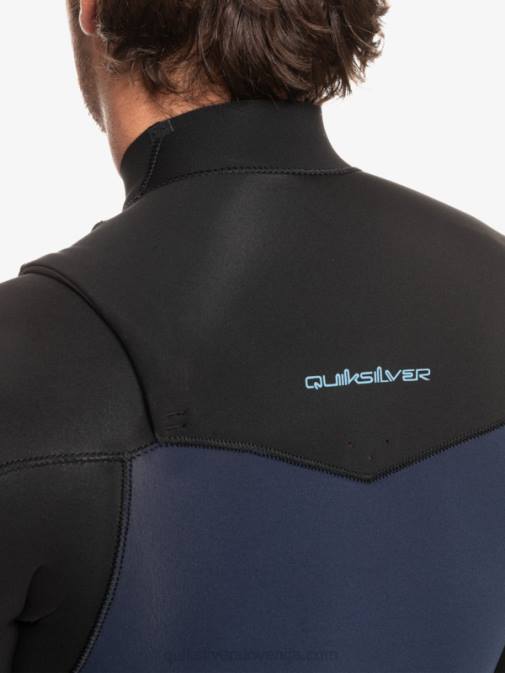 Quiksilver PJ4H1278 moški temno modra/črna Neoprenska obleka z zadrgo za 3/2 vsakodnevne treninge