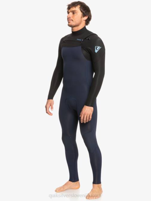 Quiksilver PJ4H1278 moški temno modra/črna Neoprenska obleka z zadrgo za 3/2 vsakodnevne treninge