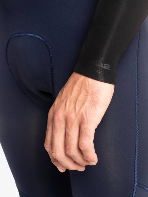 Quiksilver PJ4H1278 moški temno modra/črna Neoprenska obleka z zadrgo za 3/2 vsakodnevne treninge