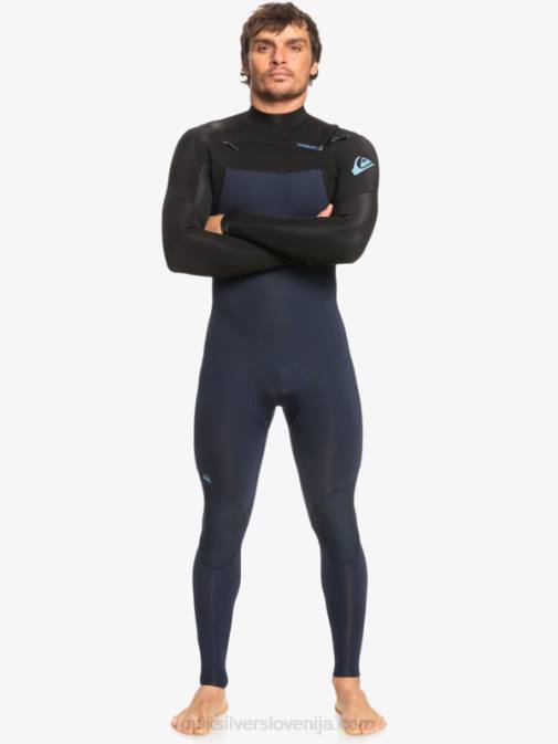 Quiksilver PJ4H1278 moški temno modra/črna Neoprenska obleka z zadrgo za 3/2 vsakodnevne treninge