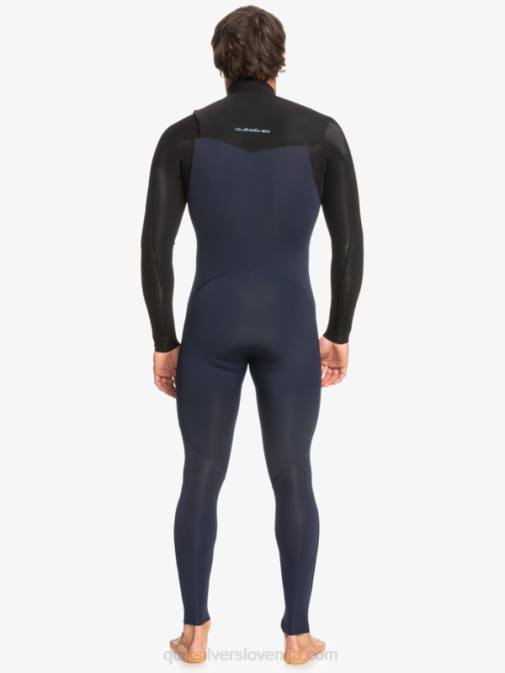 Quiksilver PJ4H1278 moški temno modra/črna Neoprenska obleka z zadrgo za 3/2 vsakodnevne treninge