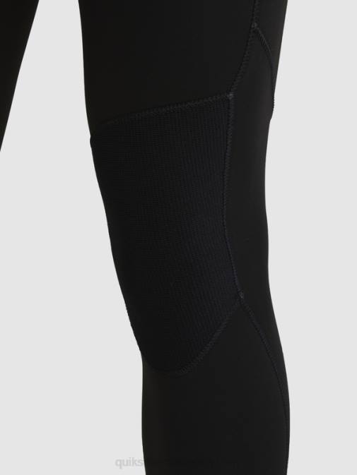 Quiksilver PJ4H1280 moški Črna Neoprenska obleka z zadrgo za 3/2 vsakodnevne treninge