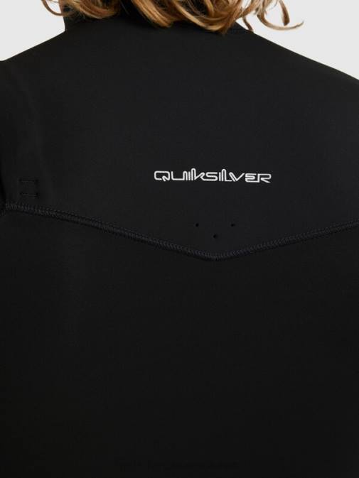 Quiksilver PJ4H1280 moški Črna Neoprenska obleka z zadrgo za 3/2 vsakodnevne treninge