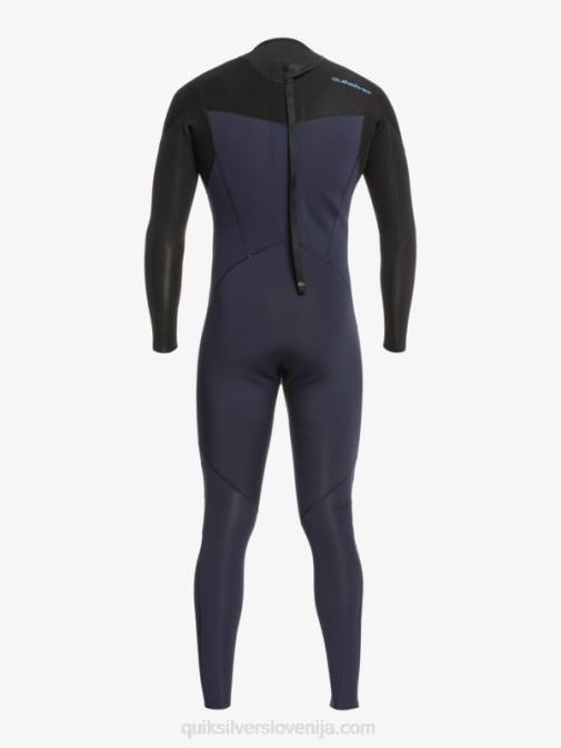 Quiksilver PJ4H927 moški temno modra/črna 3/2 neoprenska obleka z zadrgo za vsak dan