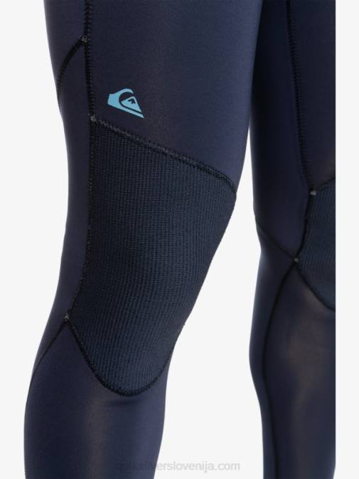 Quiksilver PJ4H927 moški temno modra/črna 3/2 neoprenska obleka z zadrgo za vsak dan