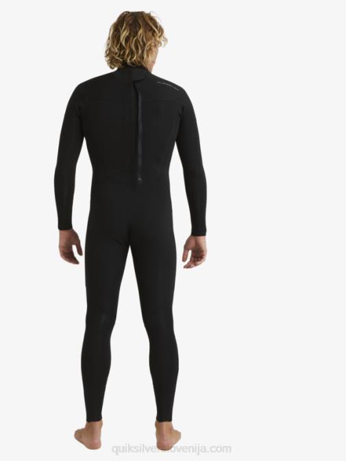 Quiksilver PJ4H928 moški Črna 3/2 neoprenska obleka z zadrgo za vsak dan