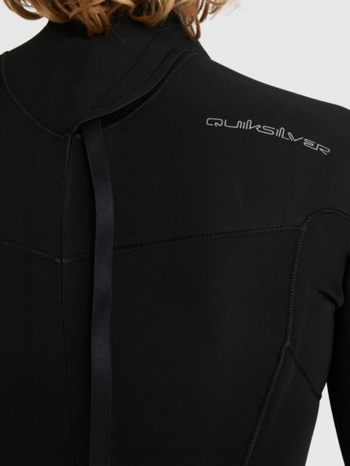 Quiksilver PJ4H928 moški Črna 3/2 neoprenska obleka z zadrgo za vsak dan